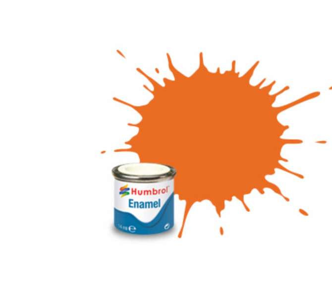 Humbrol Humbrol - Orange Gloss (18) 14ml (AA0196)