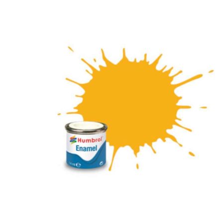 Humbrol - Insignia Yellow Matt (154) 14ml (AA1674)