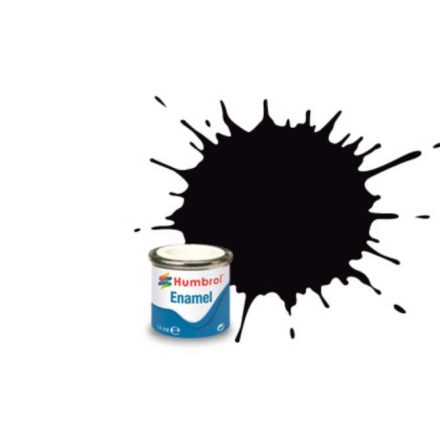 Humbrol - Black Metallic (201) 14ml (AA6392)