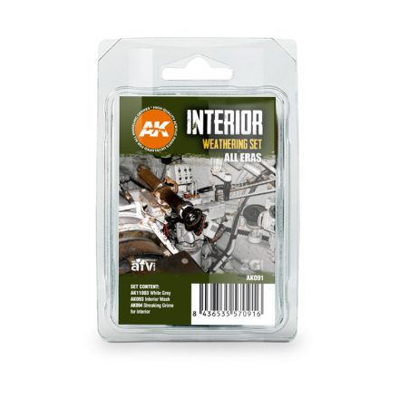 AK Interactive Interior Weathering Set