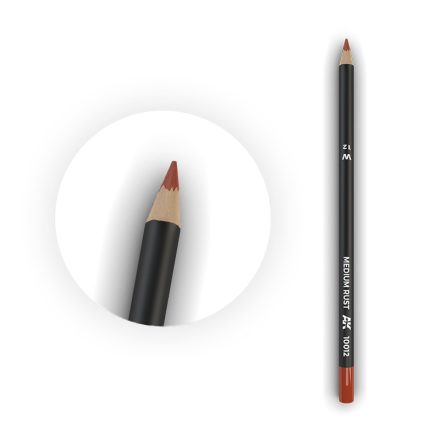 AK Interactive Weathering pencils - Watercolor Pencil Medium Rust 
