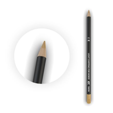 AK Interactive Weathering pencils - Watercolor Pencil Light Chipping for wood 