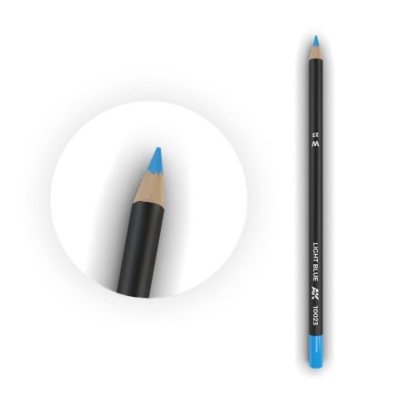 AK Interactive Weathering pencils - Watercolor Pencil Light Blue 