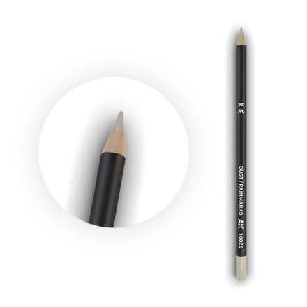 AK Interactive Weathering pencils - Watercolor Pencil Dust-Rainmarks 