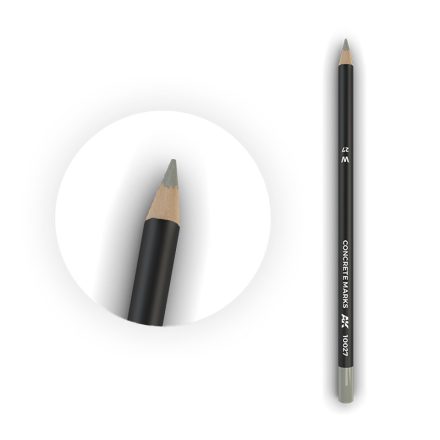 AK Interactive Weathering pencils - Watercolor Pencil Concrete Marks 