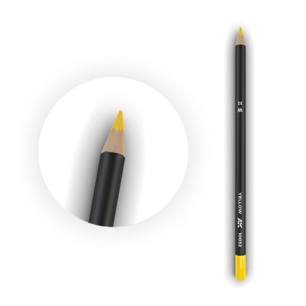 AK Interactive Weathering pencils - Watercolor Pencil Yellow