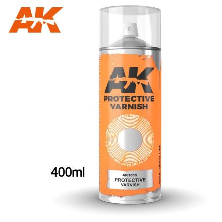 AK Interactive Primer - Protective Varnish - Spray 400ml (Includes 2 nozzles)  