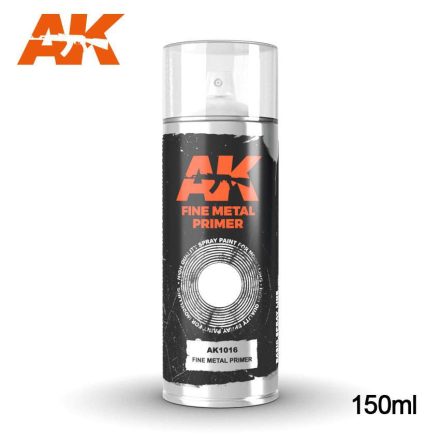 AK Interactive Primer - Fine Metal Primer - Spray 150ml 