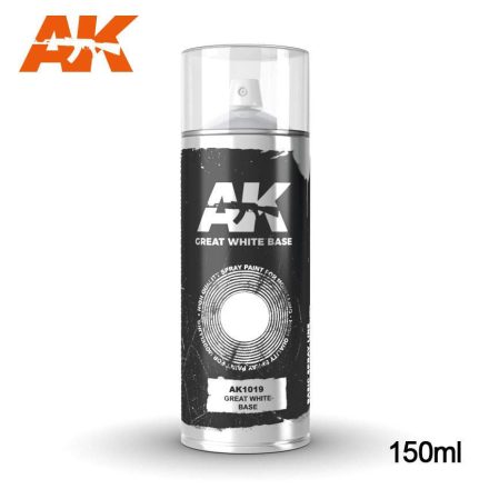 AK Interactive Primer - Great White Base - Spray 150ml