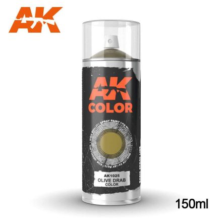 AK Interactive Primer - Olive Drab color - Spray 150ml