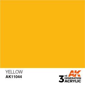 Acrylics 3rd generation Yellow 17ml