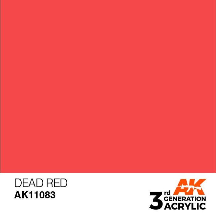 Acrylics 3rd generation Dead Orange 17ml