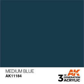 Acrylics 3rd generation Medium Blue 17ml