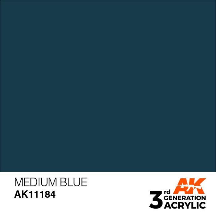 Acrylics 3rd generation Medium Blue 17ml