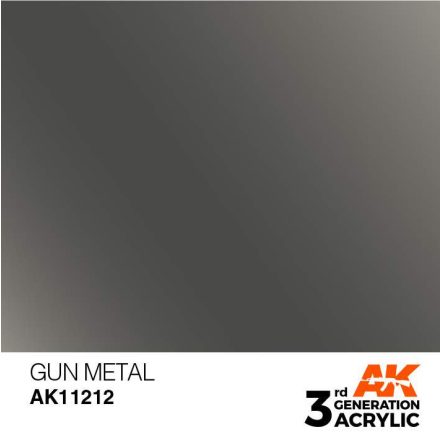 Acrylics 3rd generation Gun Metal 17ml