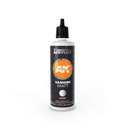AK Interactive Varnish - Matt Varnish 100 ml 3Ş Generación
