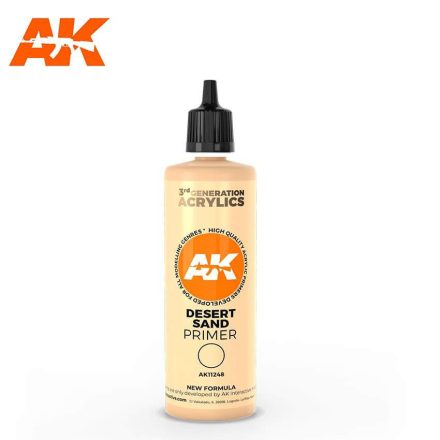 AK Interactive Primer - DESERT SAND SURFACE PRIMER 100ML. 3Ş Generación