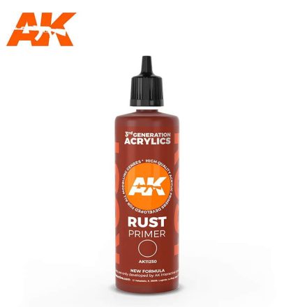 AK Interactive Primer - RUST SURFACE PRIMER 100ML. 3Ş Generación