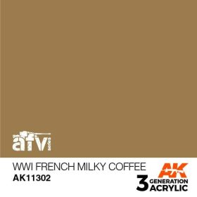 Acrylics 3rd generation WWI French Milky Coffee