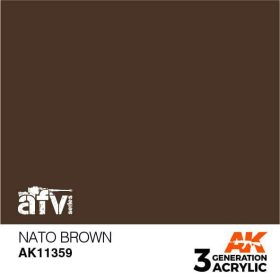 Acrylics 3rd generation NATO Brown
