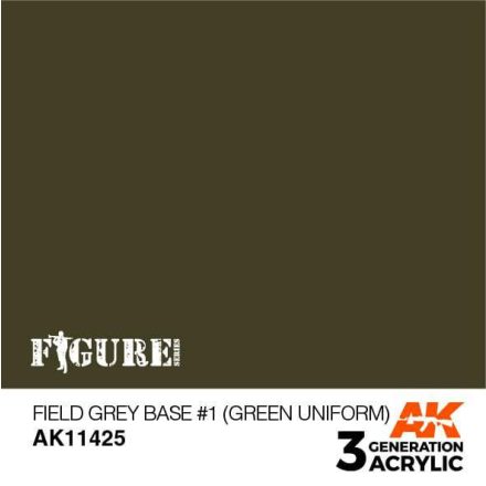Acrylics 3rd generation Field Grey Base #1 (Green uniform)