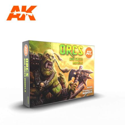 AK Interactive Paints set - ORCS AND GREEN CREATURES