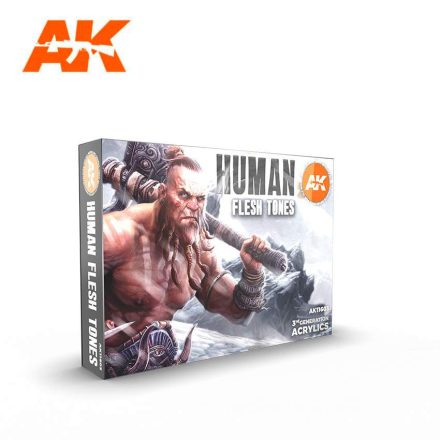 AK Interactive Paints set - HUMAN FLESH TONES