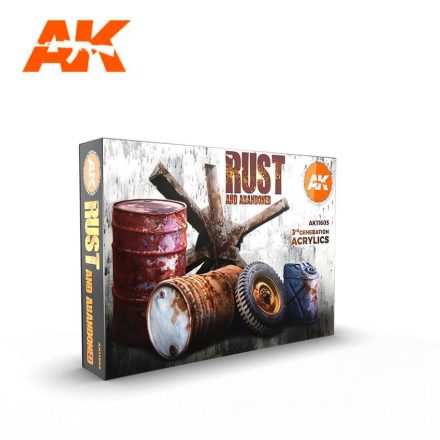 AK Interactive Paints set - RUST SET
