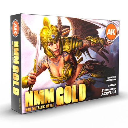 AK Interactive Paints set - NON METALLIC METAL: GOLD