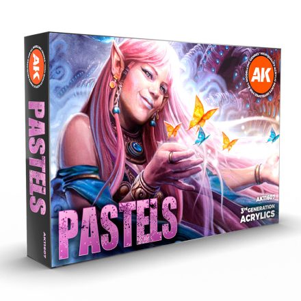 AK Interactive Paints set - PASTELS COLORS SET
