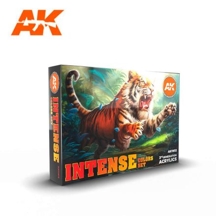 AK Interactive Paints set - INTENSE COLORS SET