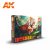 AK Interactive Paints set - INTENSE COLORS SET