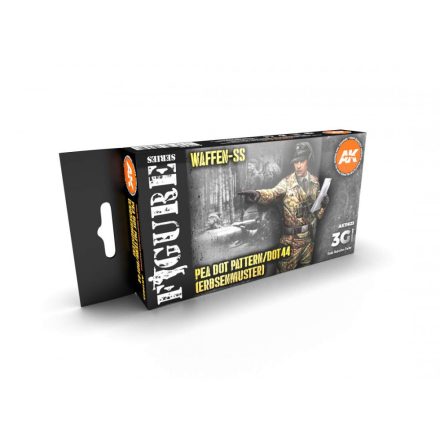 AK Interactive Paints set - WAFFEN SS 44 DOT UNIFORM COLORS 3G