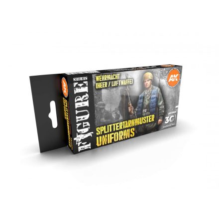 AK Interactive Paints set - SPLITTERMUSTER UNIFORM 3G