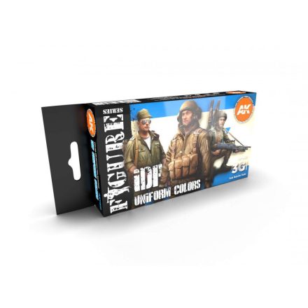 AK Interactive Paints set - IDF UNIFORM COLORS 3G