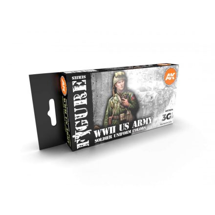 AK Interactive Paints set - WW2 US UNIFORMS 3G