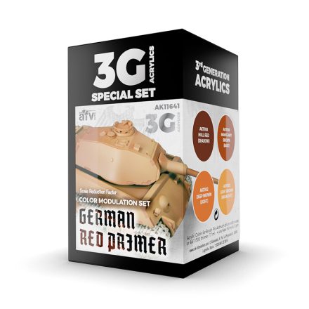 AK Interactive AFV Paint set - MODULATION GERMAN RED PRIMER  3G