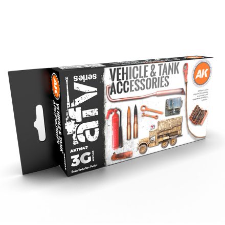 AK Interactive AFV Paint set - TANK ACCESORIES 3G