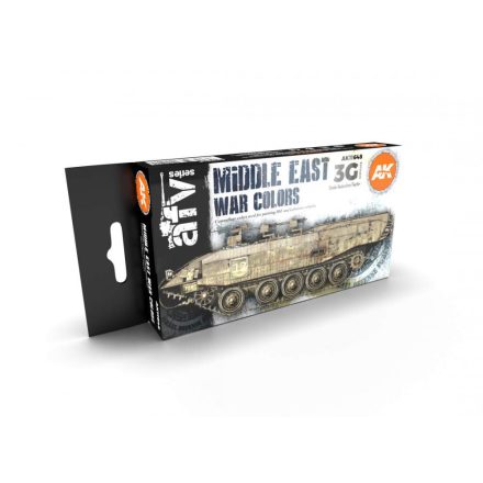 AK Interactive AFV Paint set - MIDDLE EAST WAR COLORS 3G