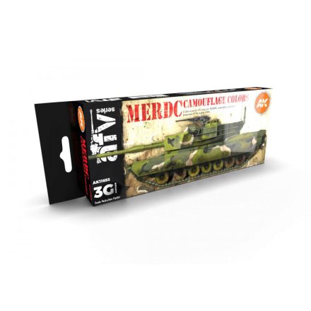 AK Interactive AFV Paint set - MERDC CAMOUFLAGE COLORS 3G