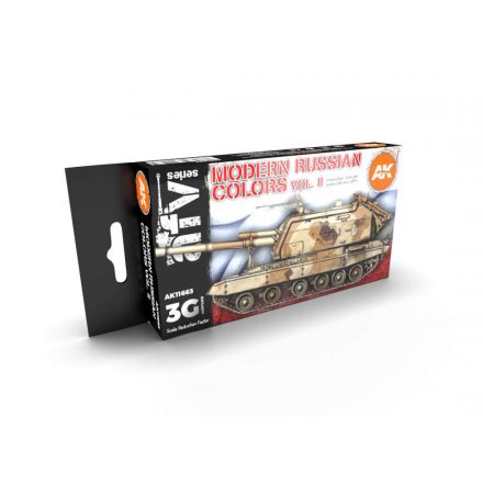 AK Interactive AFV Paint set - MODERN RUSSIAN COLOURS VOL 2 3G