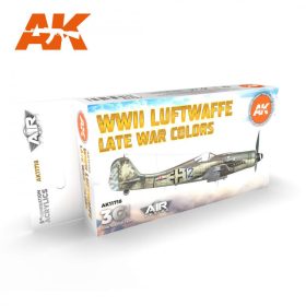   Acrylics 3rd generation WWII Luftwaffe Late War Colors SET 3G