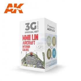   Acrylics 3rd generation WWII IJN Aircraft Interior Colors SET 3G