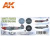 Acrylics 3rd generation Soviet Fighter Colors 1943-1945 SET 3G