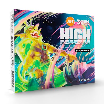 AK Interactive High Pigmentation Set 14 Colors