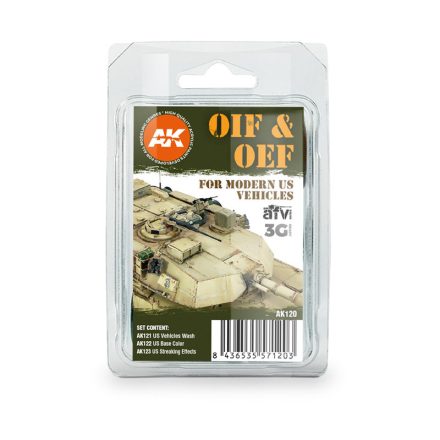AK Interactive Sets - Oif & Oef - Us Vehicles Weathering Set