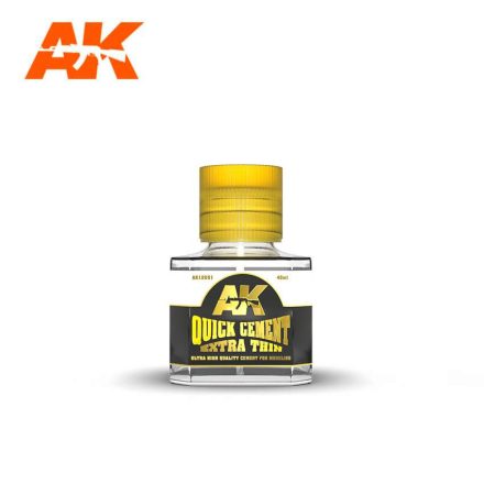 AK Interactive Glues & Cement - QUICK CEMENT EXTRA THIN