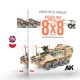 AK Interactive AK130017 Modelling Modern Armored Fighting 8x8 vehicles