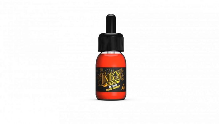 AK-Interactive AK16009 Blood Scarlet The Inks 30 Ml