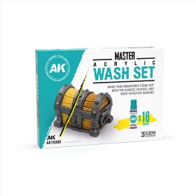 AK-Interactive Master acrylicwah set Full range (18 colors)